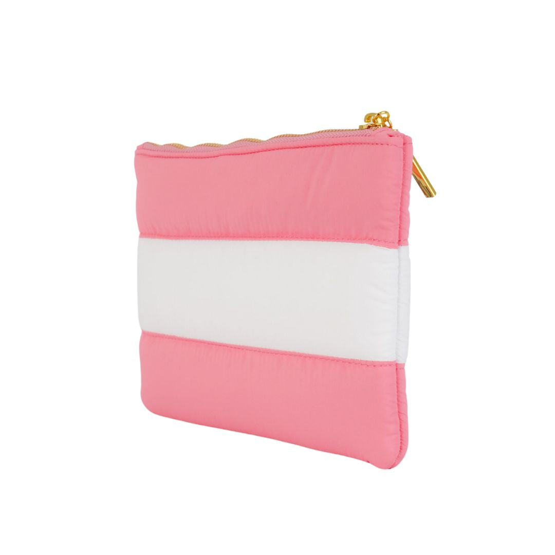 MOSCHINO FRAGRANCES PINK QUILTEDÂ POUCH