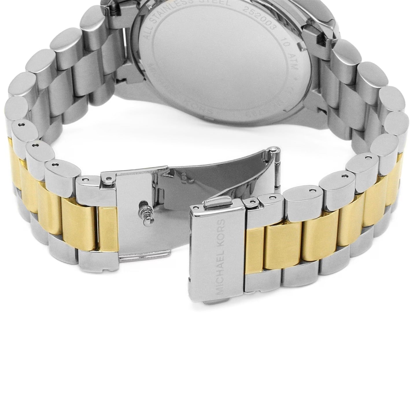 MICHAEL KORS BRADSHAW TWO TONE BLACK DIAL MK-5976 ( Unisex )