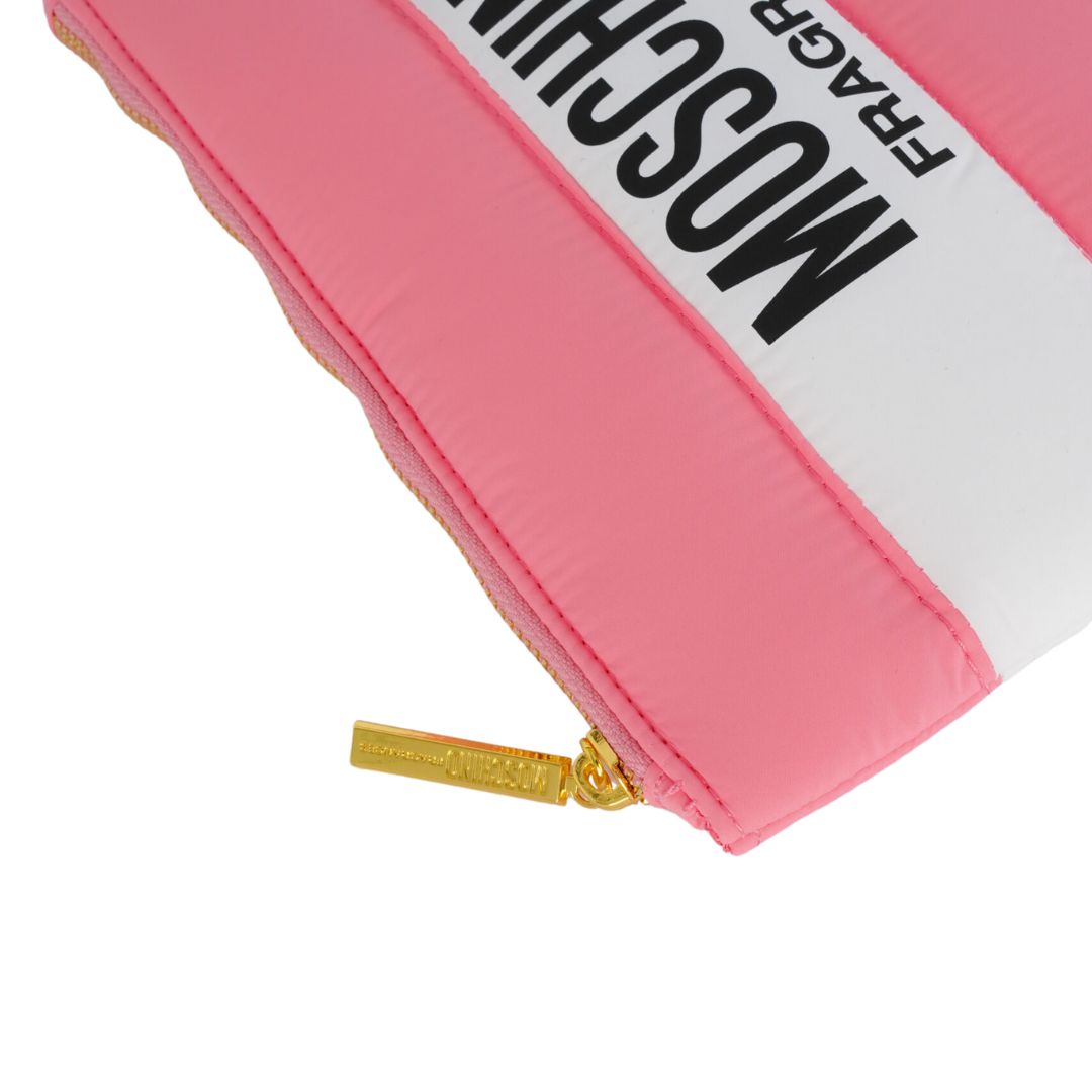 MOSCHINO FRAGRANCES PINK QUILTEDÂ POUCH