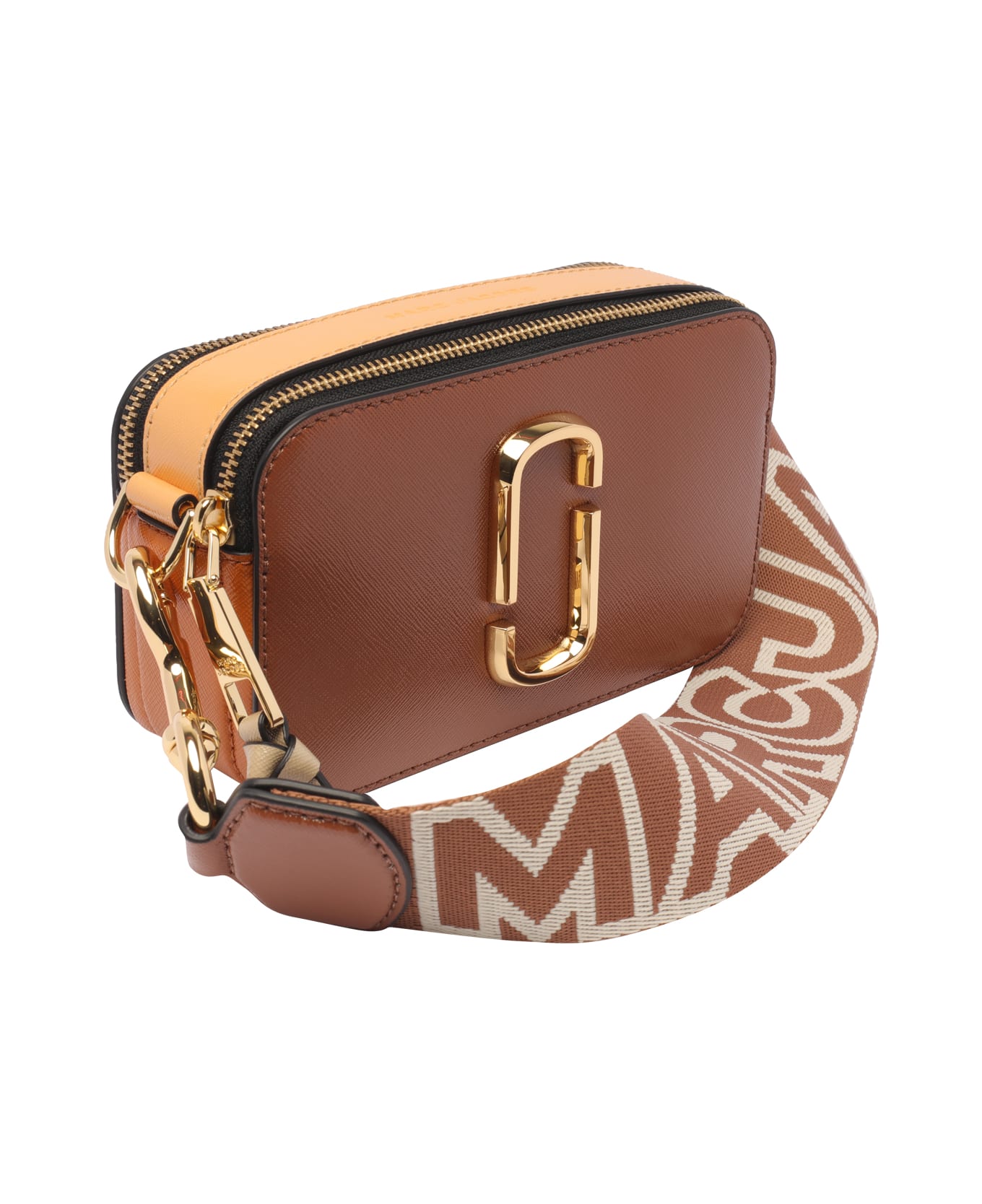 MARC JACOBS Calfskin Small Snapshot Camera Bag Argan Oil