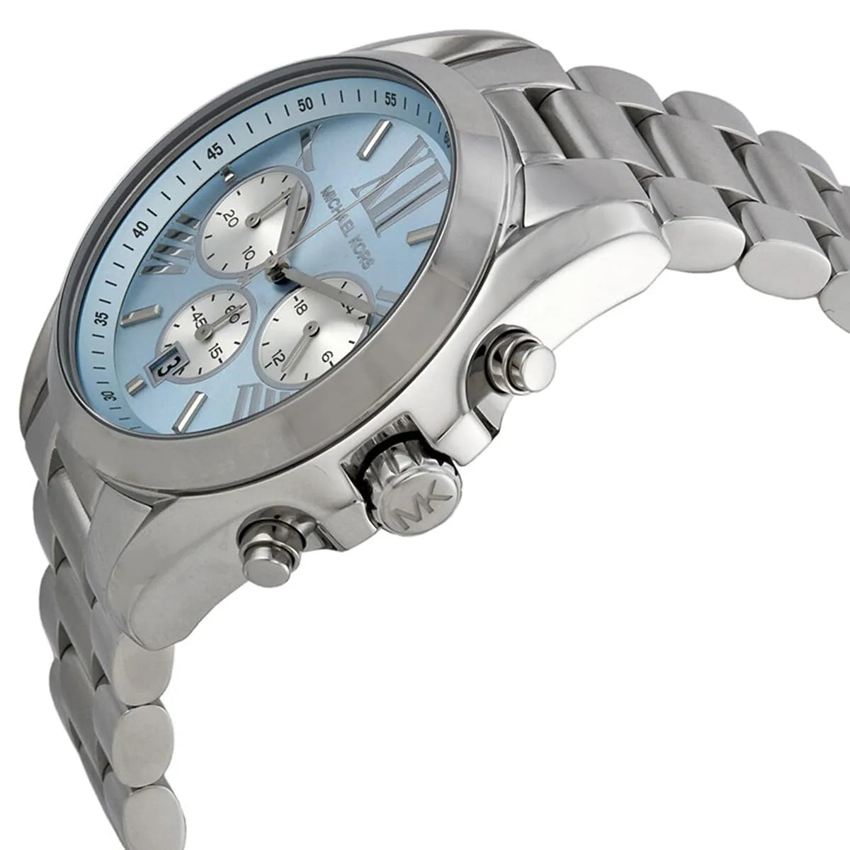 MK BRADSHAW-MK6098 SILVER BABY BLUE DIAL 43mm (Unisex)
