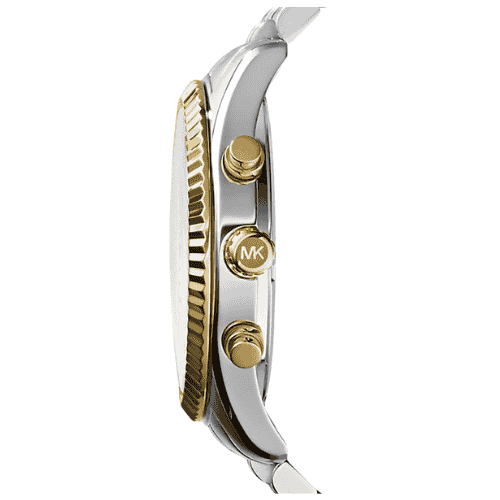 MK Oversized Lexington Two-Tone Watch ( women )
