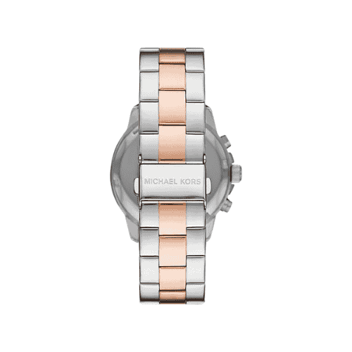 MICHAEL KORS OVERSIZED BRYN PAVE TWO TONE WATCH ( women )