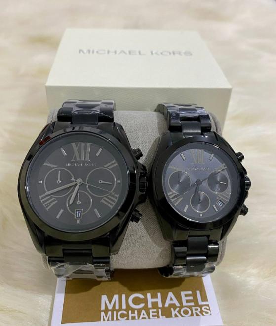 MICHAEL KORS BRADSHAW CHRONOGRAPH STAINLESS STEEL BLACK