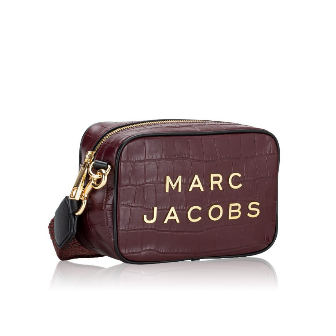 Marc Jacobs Croc-Embossed Flash Crossbody Bag