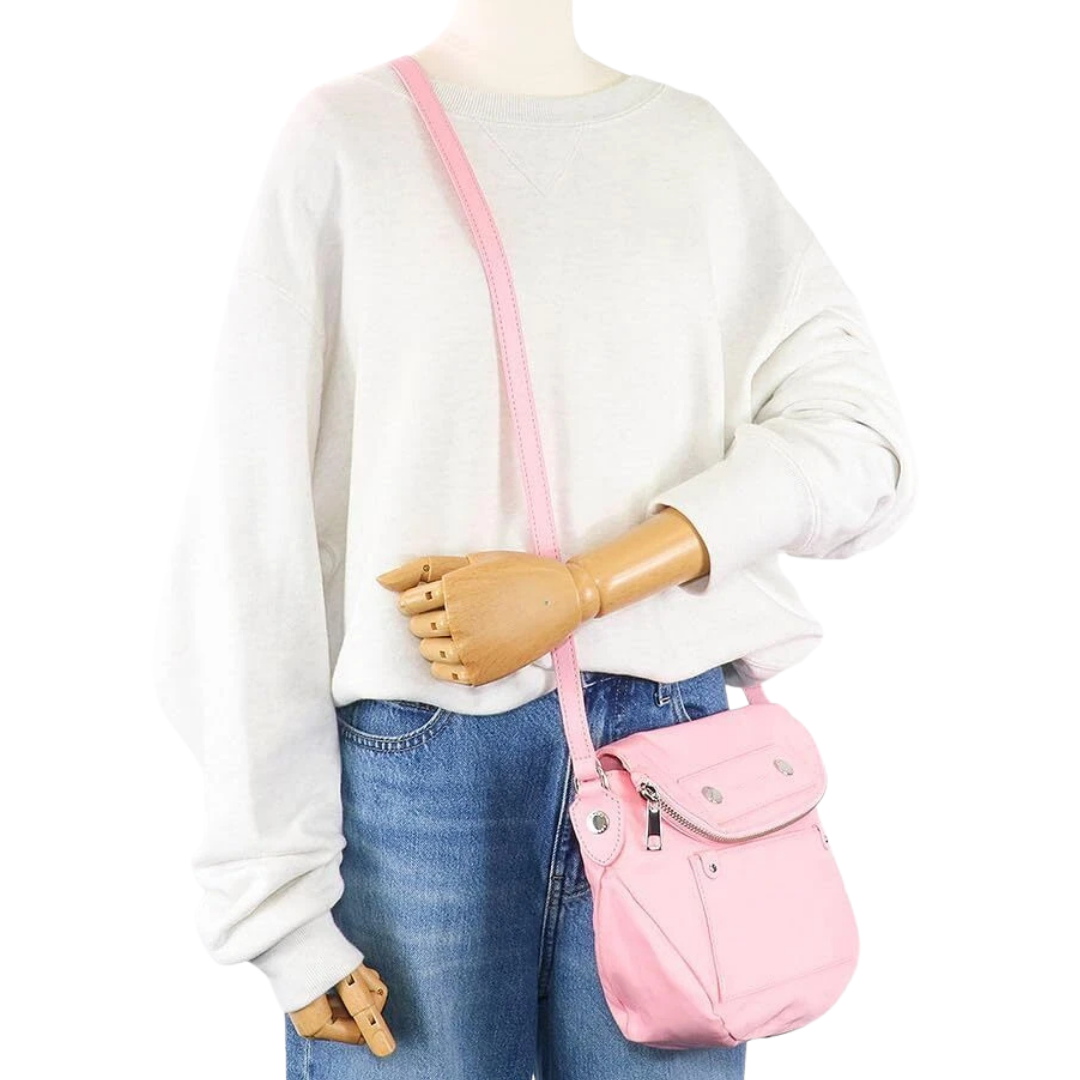 Marc Jacobs Preppy Nylon Mini Natasha Crossbody Bag (Baby Pink)