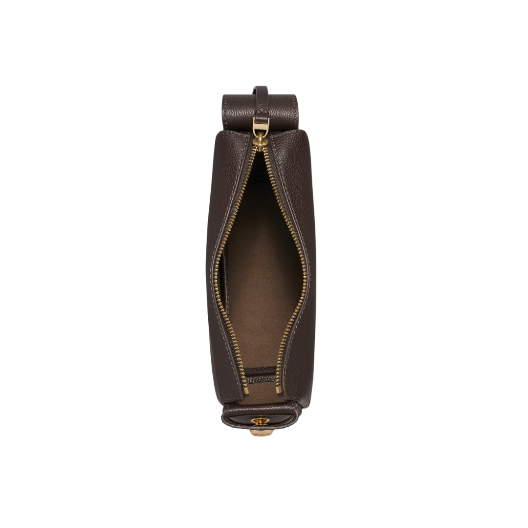 Tory Burch Romy Shoulder Bag ( Deep Brown )