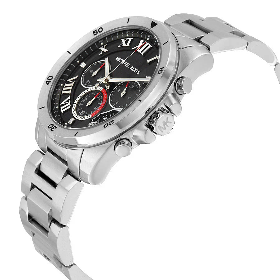 MICHAEL KORS BRECKEN CHRONOGRAPH BLACK DIAL MEN'S WATCH - MK8438