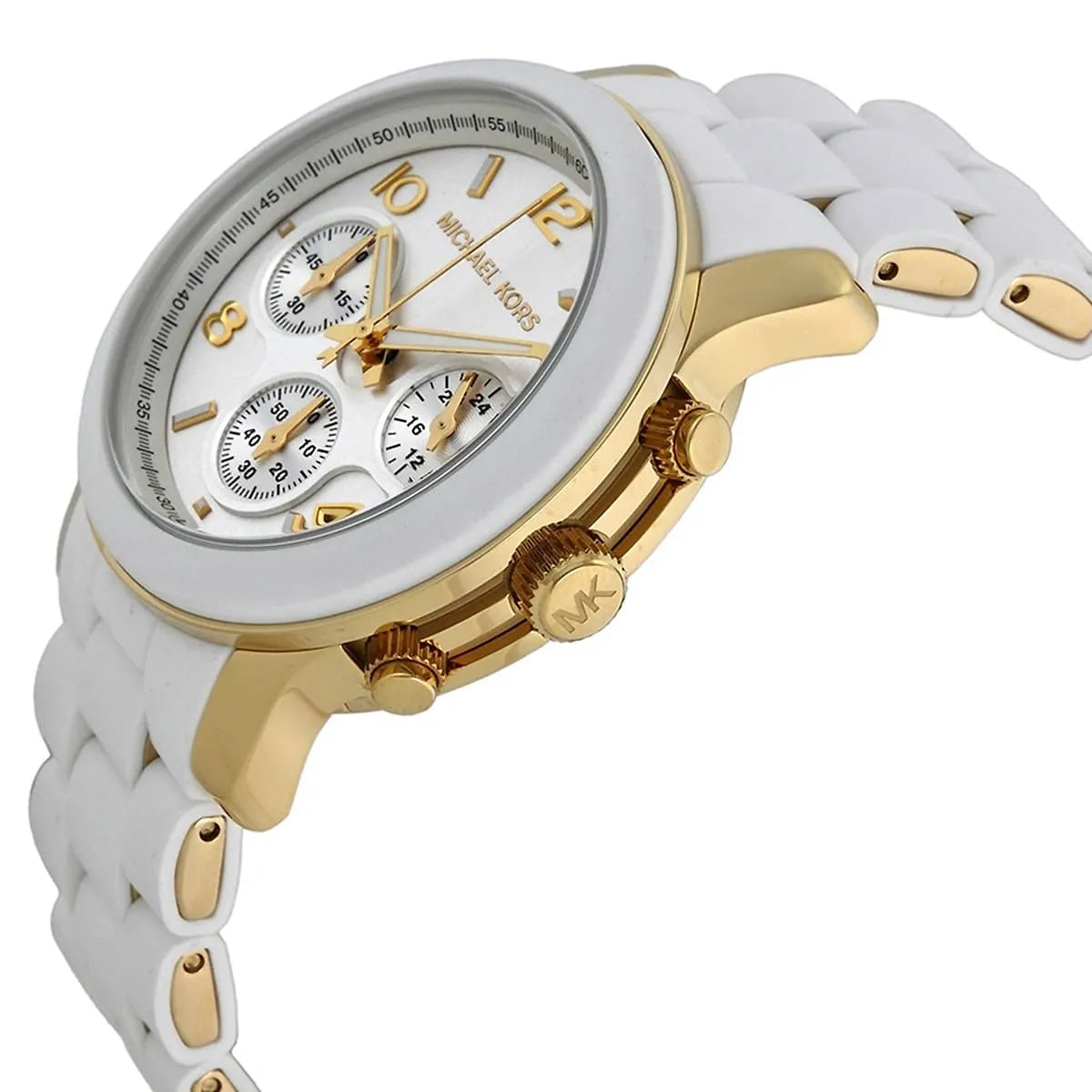 MICHAEL KORS CHRONOGRAPH-MK5145 White & Gold 39mm (women)