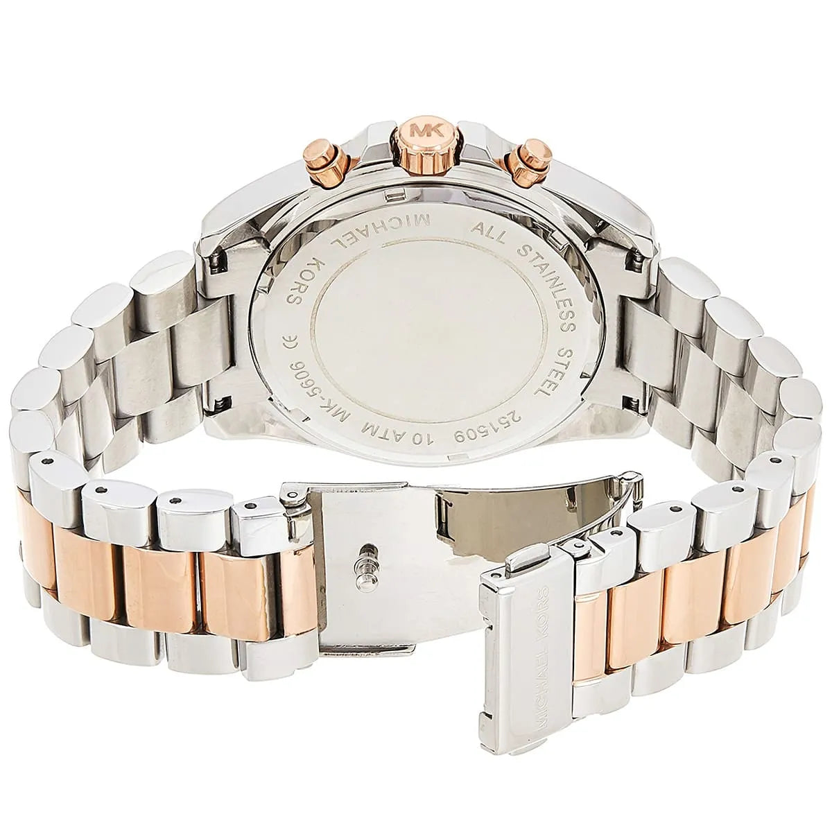 MICHAEL KORS TWO TONE BRADSHAW-MK5606 BLUE DIAL 43mm (Unisex)