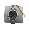 MICHAEL KORS BRADSHAW CHRONOGRAPH BLACK DIAL SILVER - MK570 ( WITH MK BANGLE )