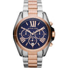 MICHAEL KORS TWO TONE BRADSHAW-MK5606 BLUE DIAL 43mm (Unisex)