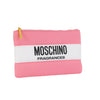 MOSCHINO FRAGRANCES PINK QUILTED POUCH