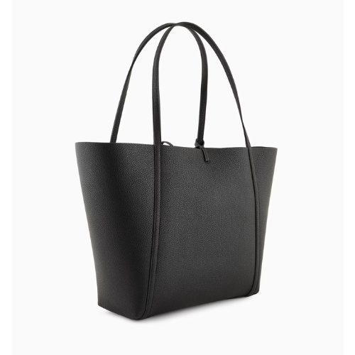 Armani Exchange Reversible Shopper With Logo And Clutch