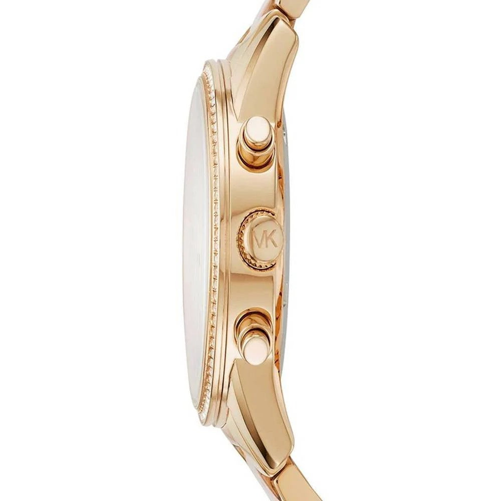 MICHAEL KORS RITZ GOLD STAINLESS STEEL WOMENS WATCH - MK6475