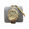 MICHAEL KORS BRADSHAW CHRONOGRAPH GOLD TONE STAINLESS STEEL WATCH - MK5798 ( WITH MK BANGLE )