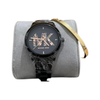 MICHAEL KORS RUNWAY QUARTZ BLACK DIAL BLACK STEEL STRAP - MK6683 ( WITH MK BANGLE )