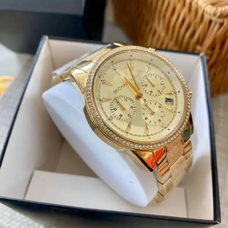 MICHAEL KORS RITZ CHAMPAGNE DIAL WOMEN - MK6597