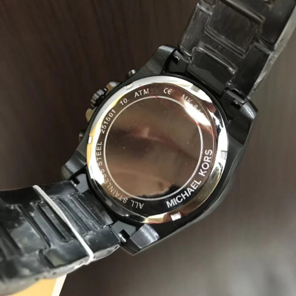 MICHAEL KORS MEN'S QUARTZ STAINLESS STEEL BLACK - MK8482