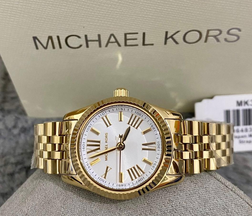 MICHAEL KORS QUARTZ STAINLESS STEEL WHITE DIAL MK3229