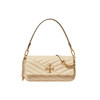 Tory Burch Kira Chevron Small Shoulder Bag Cream