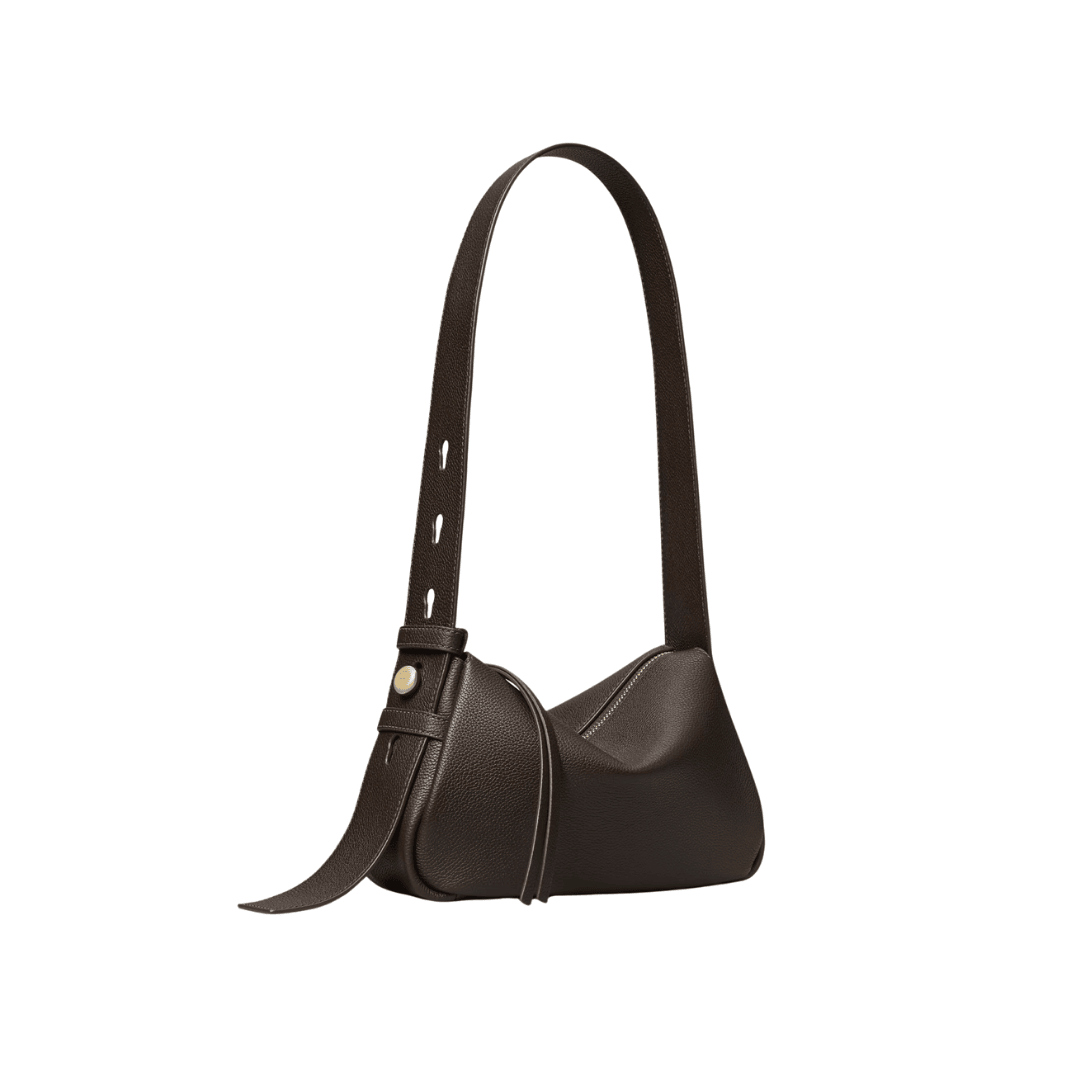 Tory Burch Romy Shoulder Bag ( Deep Brown )