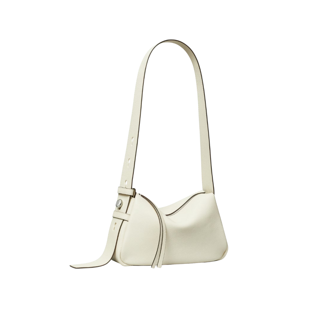 Tory Burch Romy Shoulder Bag ( Light Cream )