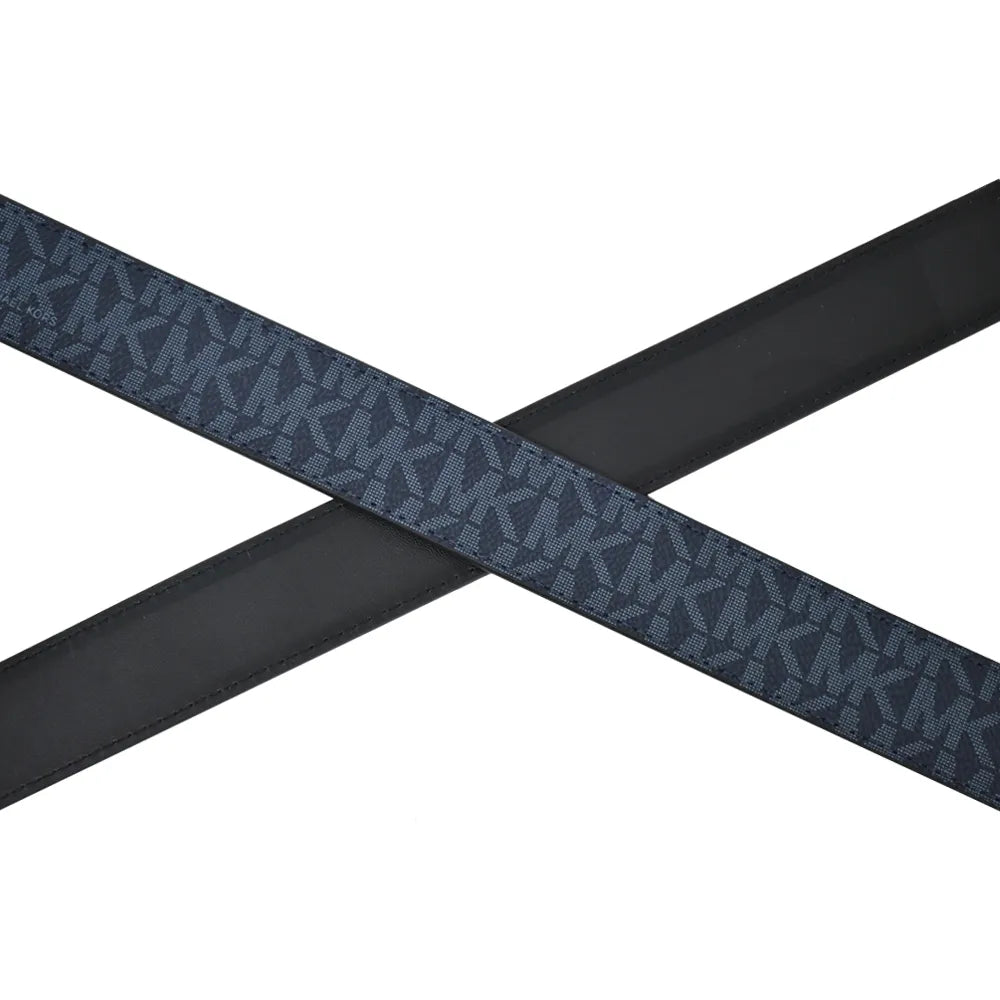 Michael Kors Men 4 In 1 Reversible Belt Boxed Set, Navy