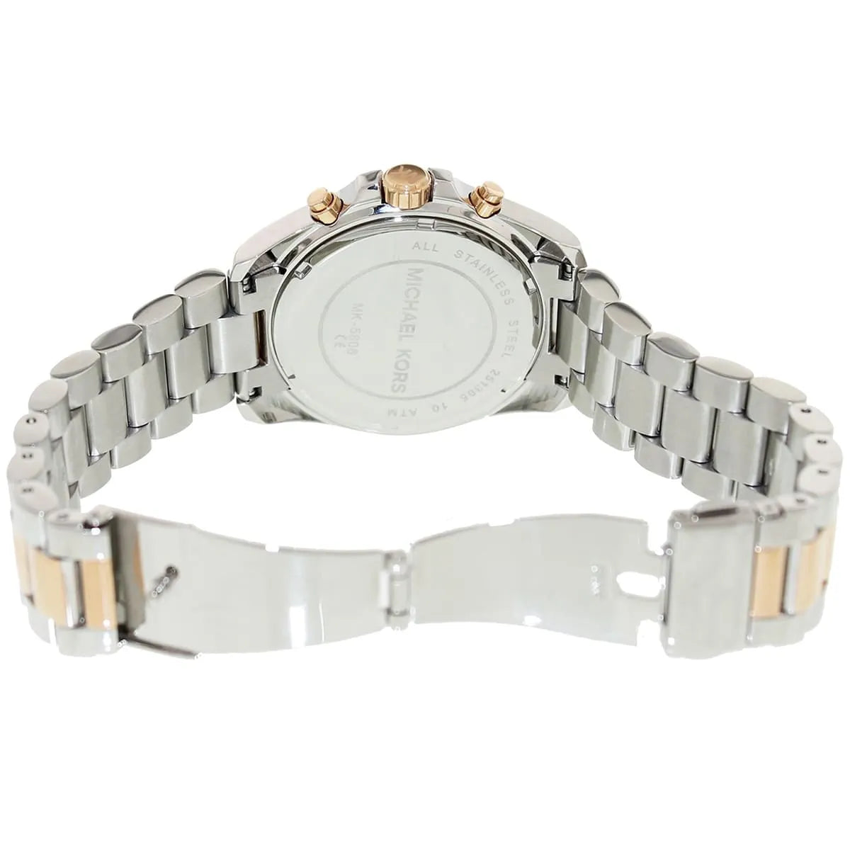 MICHAEL KORS TWO TONE BRADSHAW-MK5606 BLUE DIAL 43mm (Unisex)