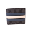 COACH 3 In 1 Wallet In Signature Canvas With Varsity Stripe