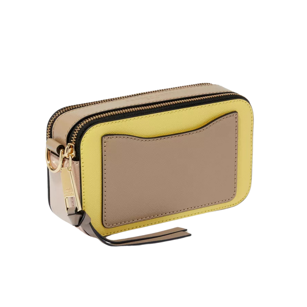 MARC JACOBS Small Snapshot Camera Bag in Saffiano Leather