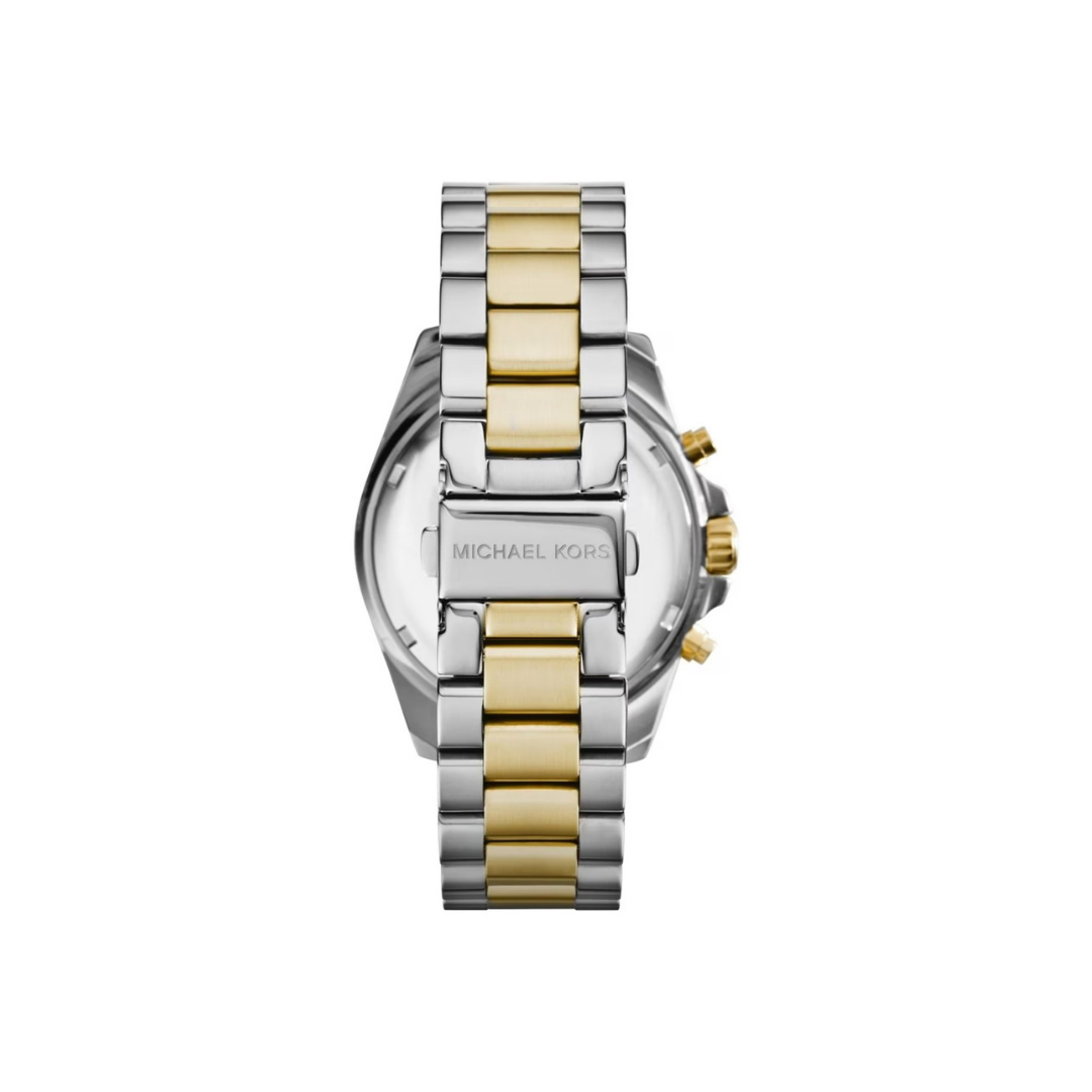 MICHAEL KORS BRADSHAW TWO TONE BLACK DIAL MK-5976 ( Unisex )