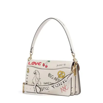 Coach Tabby Shoulder Bag 26 with Sketch Print